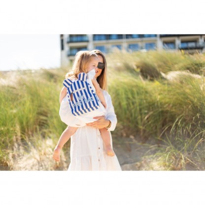 Рюкзак дитячий Childhome My first bag stripes electric blue, арт. CWKIDBSTBL