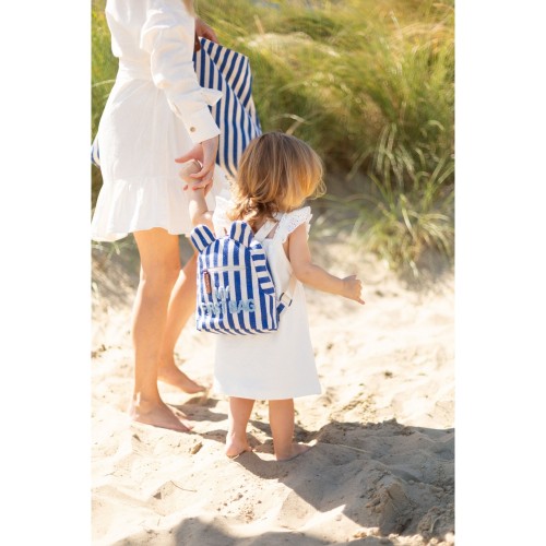 Рюкзак дитячий Childhome My first bag stripes electric blue, арт. CWKIDBSTBL