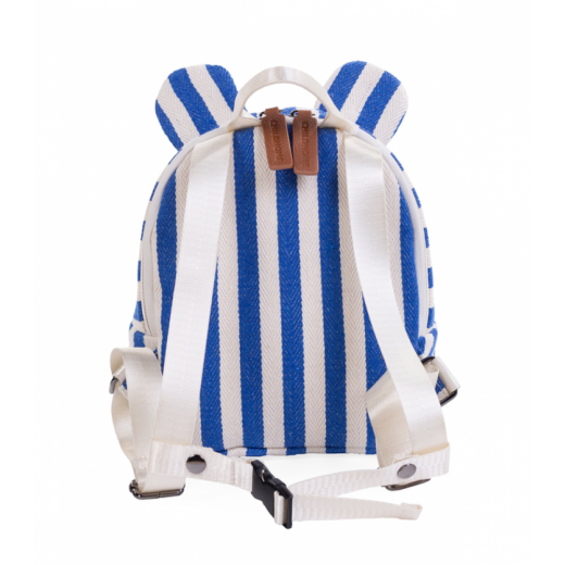 Рюкзак дитячий Childhome My first bag stripes electric blue, арт. CWKIDBSTBL
