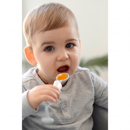 Ложка Beaba 360 8+ сірий, арт. 913569