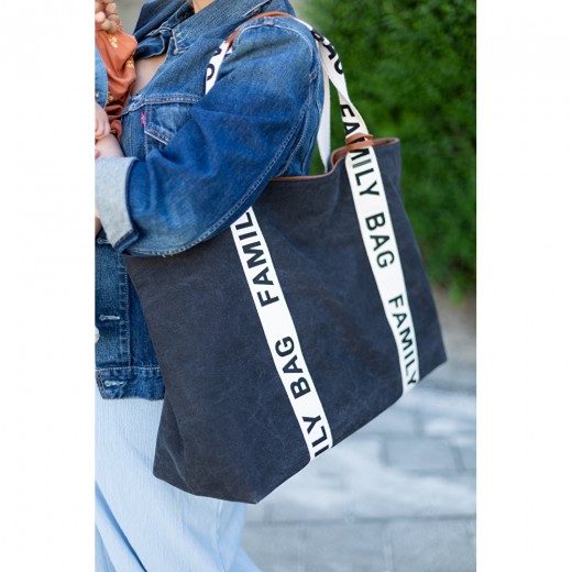 Сумка Childhome Family bag canvas black, арт. CWFBSCBL