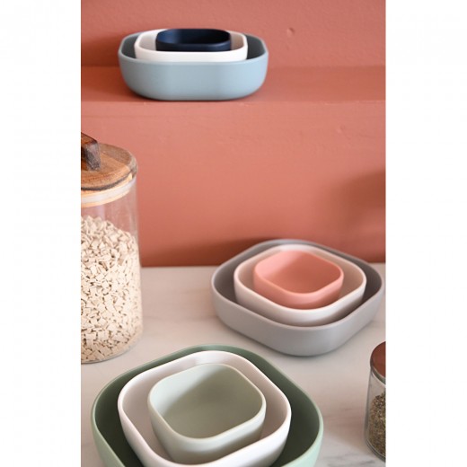 Набор тарелок Beaba силиконовых 3шт (150 мл, 340 мл, 580 мл) розовый, арт. 913568