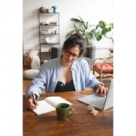 Молокоотсос электрический Beaba Hands-Free синий, арт. 911735