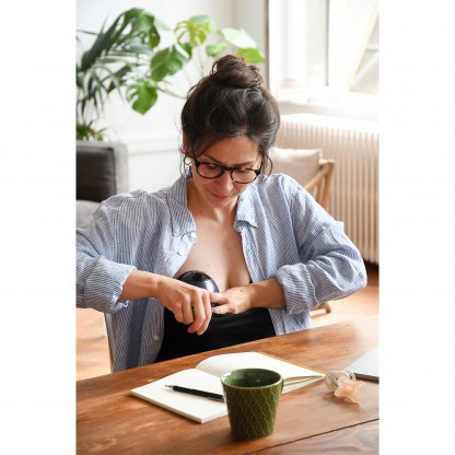 Молокоотсос электрический Beaba Hands-Free синий, арт. 911735