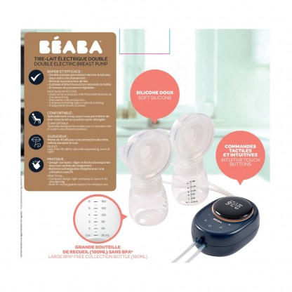 Подвійний електричний молоковідсмоктувач Beaba
