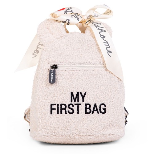 Рюкзак дитячий Childhome My first bag teddy white, арт. CWKIDBTW