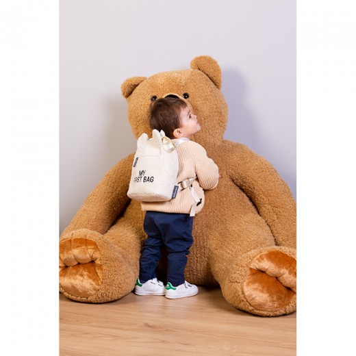 Рюкзак дитячий Childhome My first bag teddy white, арт. CWKIDBTW