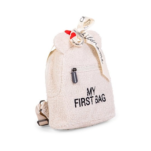 Рюкзак дитячий Childhome My first bag teddy white, арт. CWKIDBTW