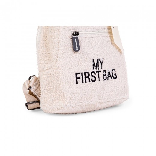 Рюкзак дитячий Childhome My first bag teddy white, арт. CWKIDBTW