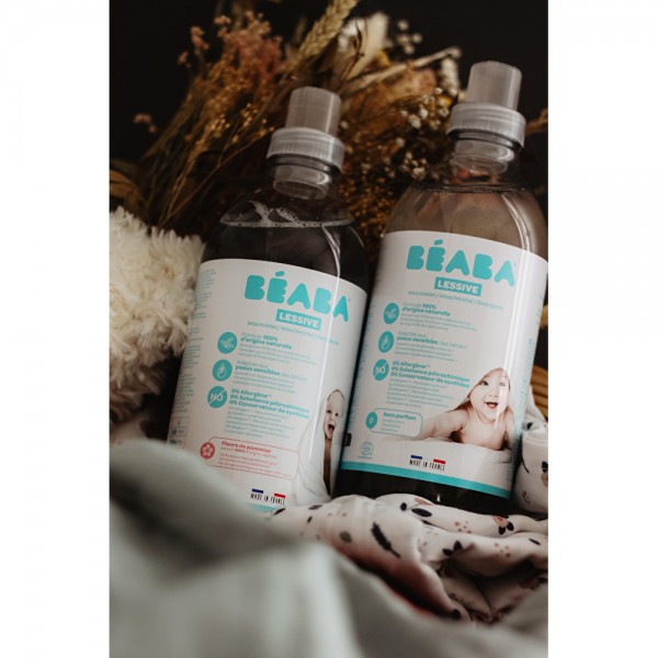 Пом'якшувач дитячий органічний для прання Beaba 1000 мл яблуневий цвіт, арт. 910010