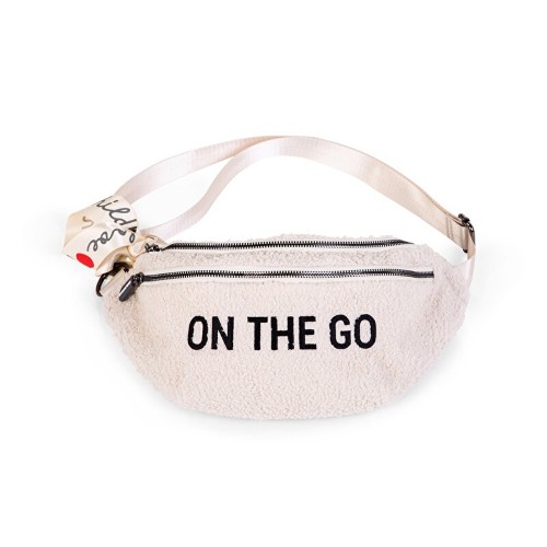 Сумка через плече Childhome Banana bag teddy white, арт. CWBANATW