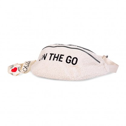 Сумка через плече Childhome Banana bag teddy white, арт. CWBANATW