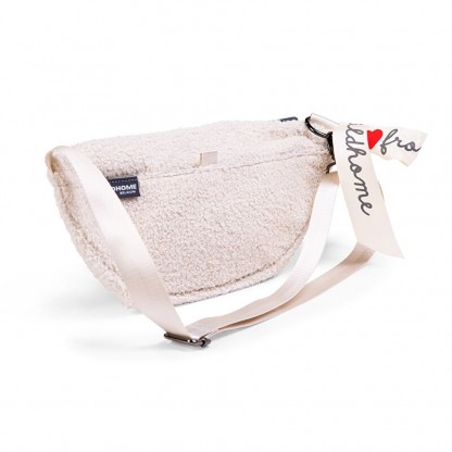 Сумка через плече Childhome Banana bag teddy white, арт. CWBANATW