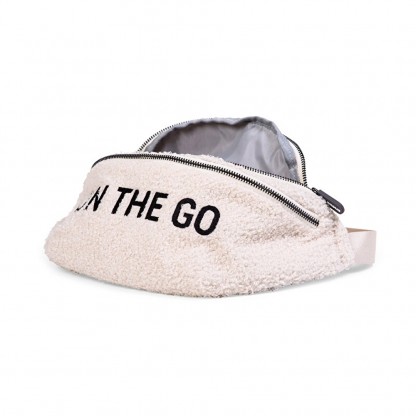 Сумка через плече Childhome Banana bag teddy white, арт. CWBANATW