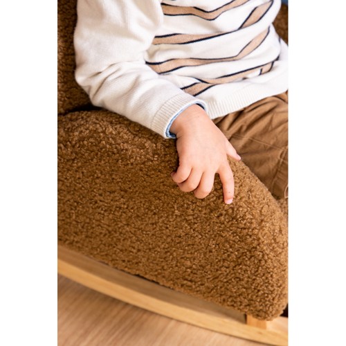 Крісло - гойдалка дитяче Childhome teddy brown, арт. RCKTOB