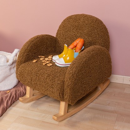 Крісло - гойдалка дитяче Childhome teddy brown, арт. RCKTOB