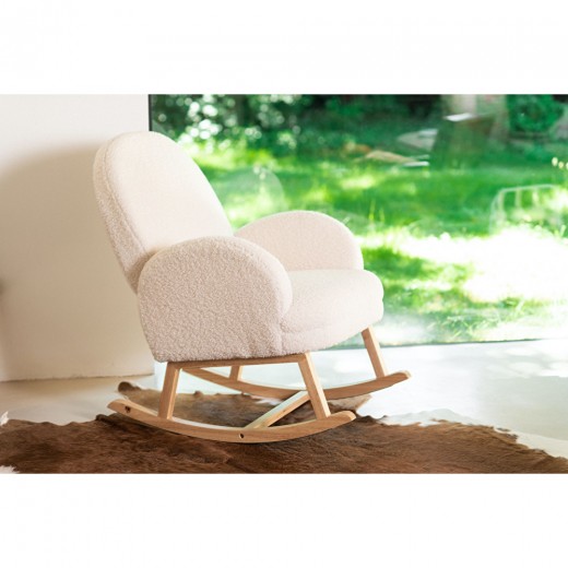 Крісло - гойдалка дитяче Childhome teddy white, арт. RCKTOW