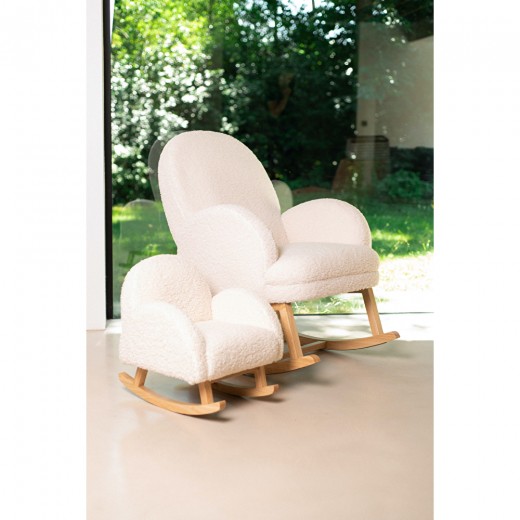 Крісло - гойдалка дитяче Childhome teddy white, арт. RCKTOW
