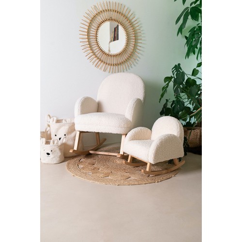 Крісло - гойдалка дитяче Childhome teddy white, арт. RCKTOW