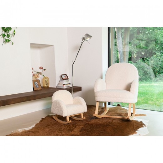 Крісло - гойдалка дитяче Childhome teddy white, арт. RCKTOW