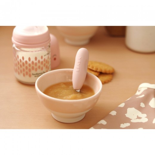 Набор ложка и вилка Beaba металлические 10+ розовый, арт. 913596