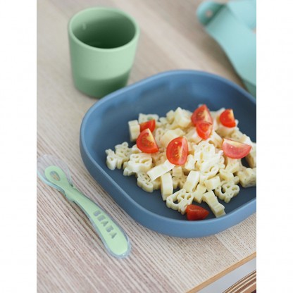 Силиконовая тарелка Béaba на присоске 600 мл