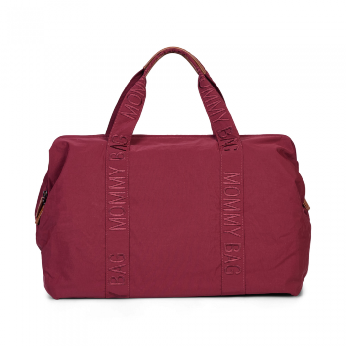 Сумка Childhome Mommy bag Signature burgundy, арт. CWMBBSUBU