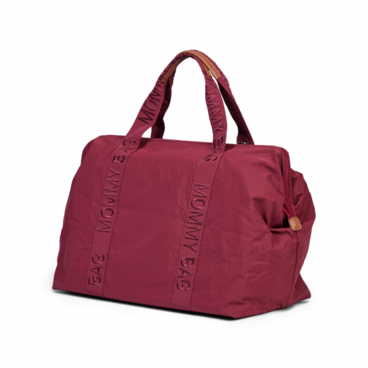 Сумка Childhome Mommy bag Signature burgundy, арт. CWMBBSUBU