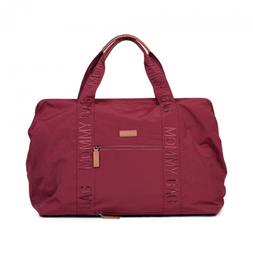 Сумка Childhome Mommy bag Signature burgundy, арт. CWMBBSUBU