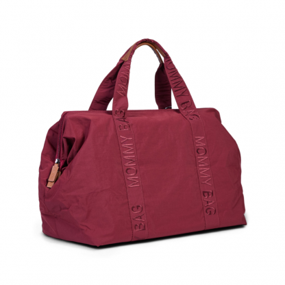 Сумка Childhome Mommy bag Signature burgundy, арт. CWMBBSUBU