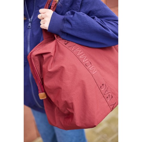 Сумка Childhome Mommy bag Signature burgundy, арт. CWMBBSUBU