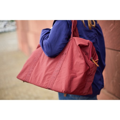 Сумка Childhome Mommy bag Signature burgundy, арт. CWMBBSUBU