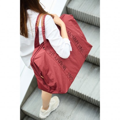 Сумка Childhome Mommy bag Signature burgundy, арт. CWMBBSUBU