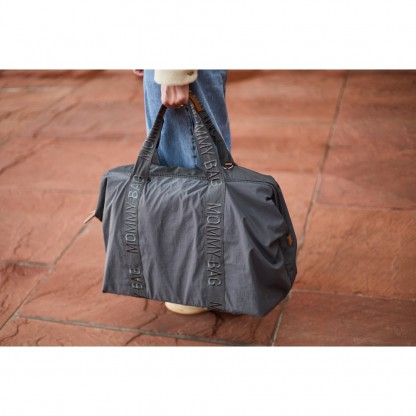 Сумка Childhome Mommy bag Signature anthracite, арт. CWMBBSUDG