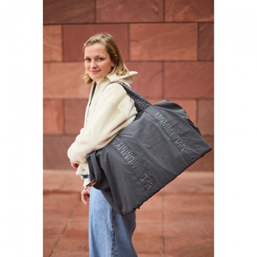 Сумка Childhome Mommy bag Signature anthracite, арт. CWMBBSUDG