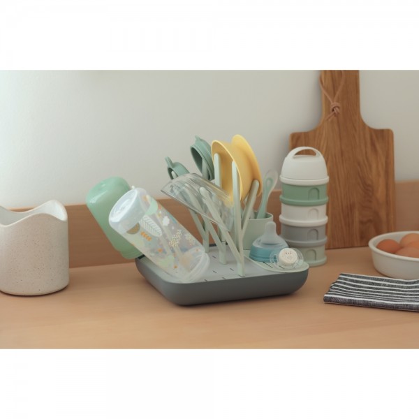 Сушилка для посуды Beaba Forest зеленый/серый, арт. 911731