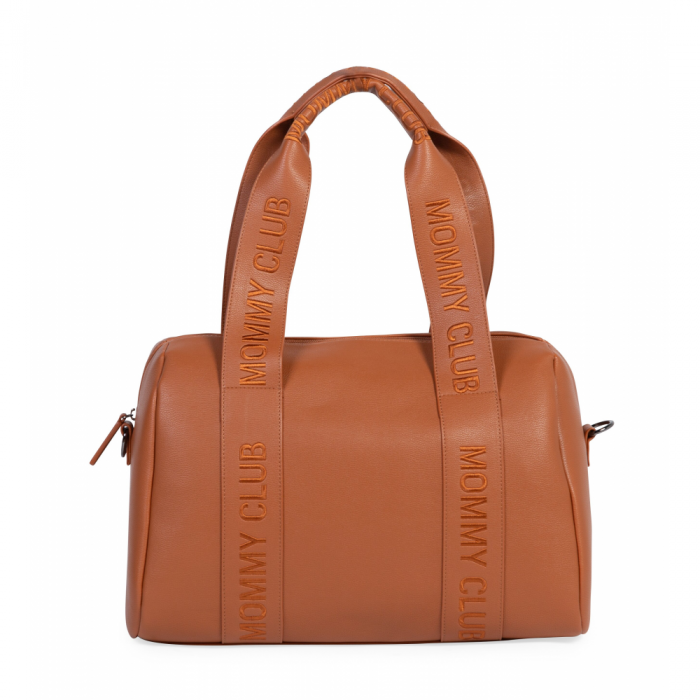 Сумка Childhome Mommy club Signature vegan leather brown, арт. CWMCSLBR Сумка Childhome Mommy club Signature vegan leather brown, арт. CWMCSLBR