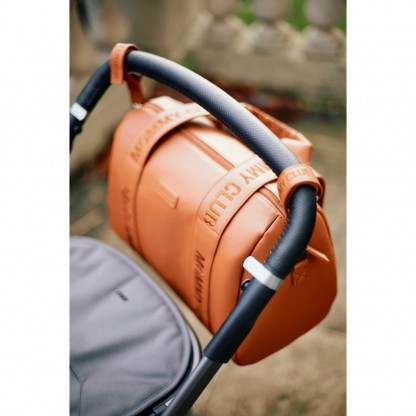 Сумка Childhome Mommy club Signature vegan leather brown