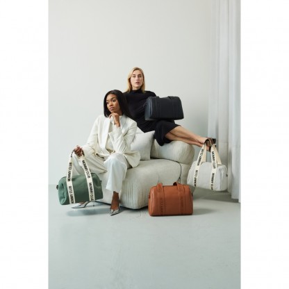 Сумка Childhome Mommy club Signature vegan leather brown