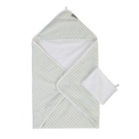 Рушник з капюшоном Childhome з бавовни, 80×80 см (forest)