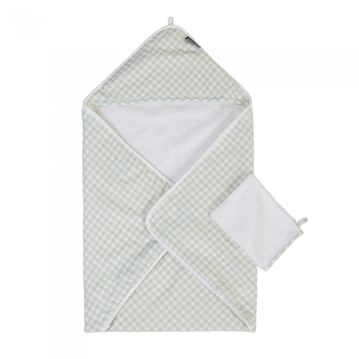 Рушник з капюшоном Childhome з бавовни, 80×80 см (forest)