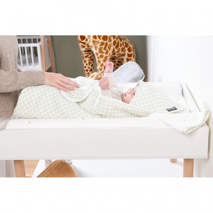 Рушник з капюшоном Childhome з бавовни, 80×80 см (forest)