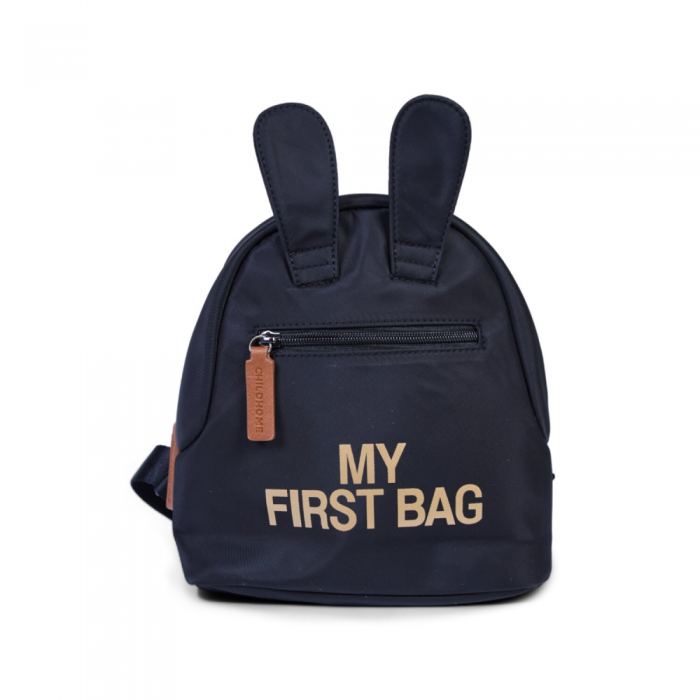 Рюкзак дитячий Childhome My first bag black/gold, арт. CWKIDBBL