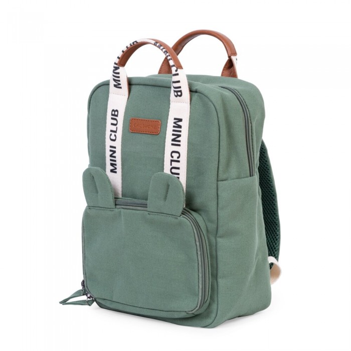 Рюкзак дитячий Childhome Mini Club canvas green, арт. CWKIDSCGR
