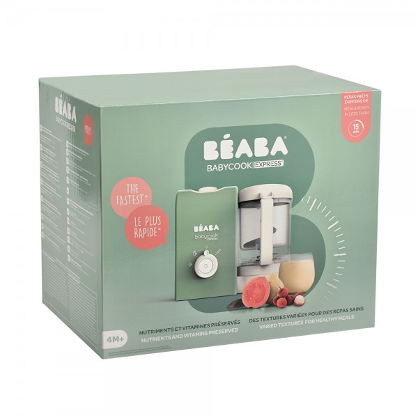 Beaba Babycook Express Olive - пароварка-блендер 4-в-1