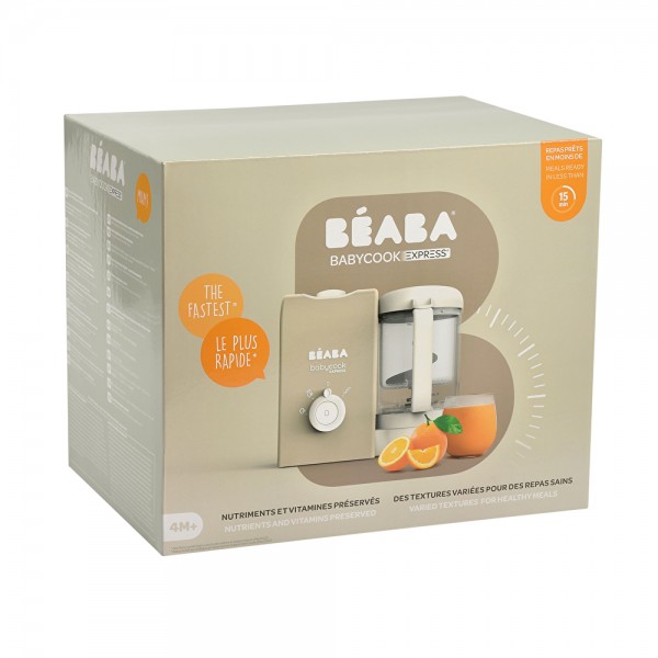 Beaba Babycook Express Beige — устройство для прикорма 4-в-1