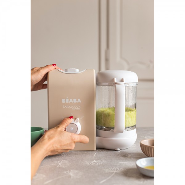 Beaba Babycook Express Beige — устройство для прикорма 4-в-1