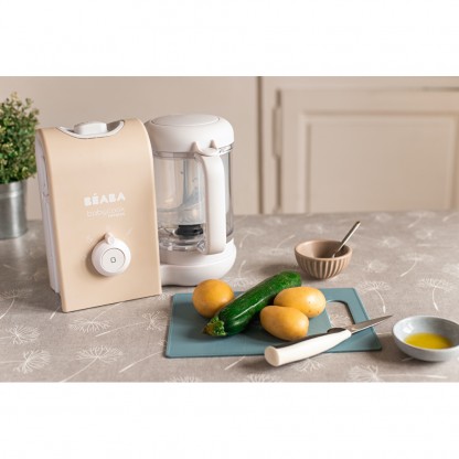 Пароварка блендер Beaba Babycook Express бежевий