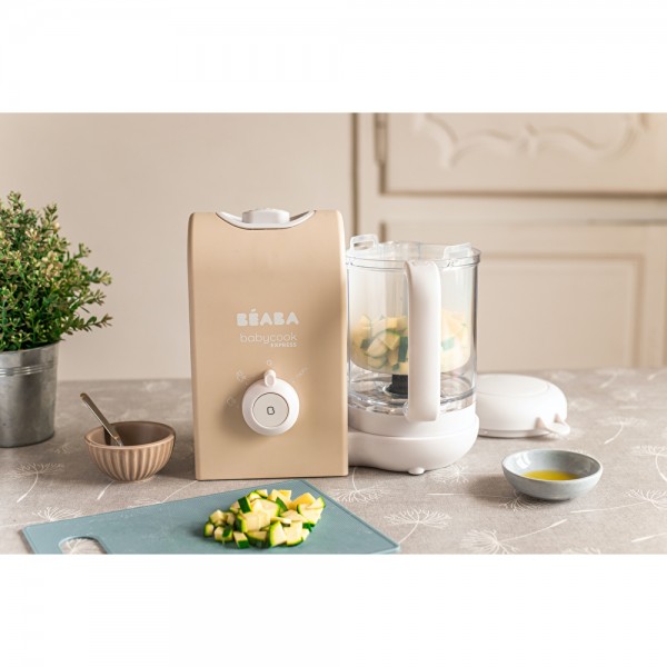 Beaba Babycook Express Beige — устройство для прикорма 4-в-1