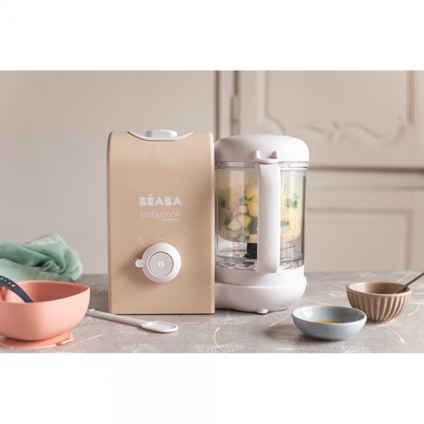 Beaba Babycook Express Beige — устройство для прикорма 4-в-1